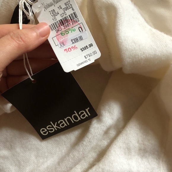 790$ Eskandar cashmere tank NWT - Picture 2 of 2